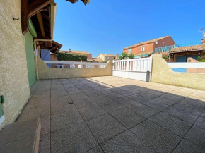 Maison climatisée 3 pièces, 4 couchages, plage à 40m, parking, terrasse - Gruissan - FR-1-229-877
